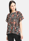 Printed Kaftan Top