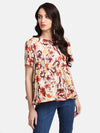 Floral Printed Ruffle Top