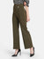 Flared Trouser With Buttons And Pintuck Detail