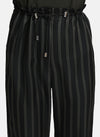 Printed Stripe Culottes With Elasticated Tie-Up