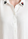 Mickey And Minnie Mouse Disney Beaded Collar Shirt