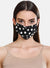 Polka Dot Printed 2 Layer Face Mask With Front Pleats