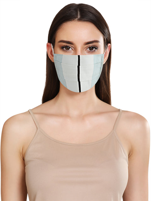 Unisex Face Mask With Front Pleats
