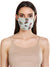 Butterfly Print Face Mask With Front Pleats