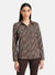 Embellished Animal Print Shirt