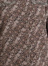 Embellished Animal Print Shirt