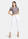 Textured Knit Puff Sleeves Top