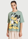 Mickey Mouse And Pluto Disney Printed T-Shirt