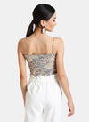 Velvet Sequin Crop Top