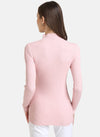Textured Pullover With Scallop Neck