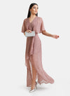 Lurex Georgette Maxi Dress