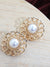 Golden Studs With Pearl