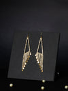 Triangular Falling Studded Earrings