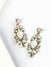 Milky Stone Embellished Earrings