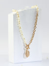 Necklace With Stone Pendant