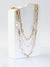 Triple Layered Pearl & Chain Necklace