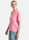 Basic Round Neck Half Sleeves T-Shirt