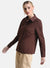 Kazo Brown Boxy Shirt With Embellishment