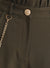 Paper Bag Trouser With Metal Chain Detail.