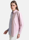 Half & Half Poplin Shirt