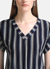 Stripped Boxy Fit T-Shirt