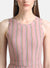 Sleeveless Knitted Stripe Dress
