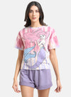 The Little Mermaid Disney Tie Dye Printed T-Shirt