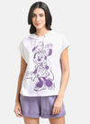 Minnie Mouse Disney Tie Dye Printed Hood T-Shirt
