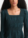 Textured Pleated Top