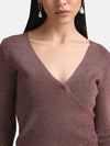 Wrap Detail Pullover