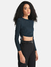 Crop Top With Ruching