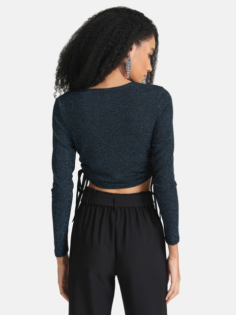 Crop Top With Ruching
