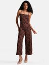 Tonal Jacquard Jumpsuit