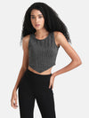 Lurex Stripe Crop Top