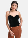 Crop Top With Studded Straps