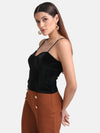Crop Top With Studded Straps