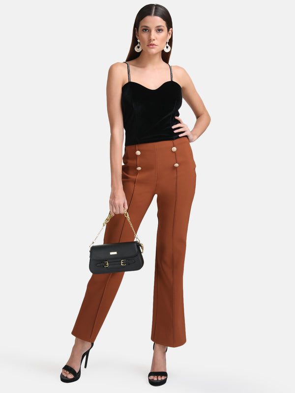 Crop Top With Studded Straps