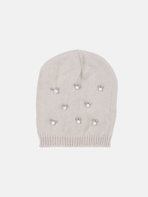 Emblished Knitted Beanie