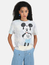 Mickey MouseDisney Marble Effect Printed T-Shirt