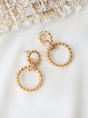 Gold Hoops Drops