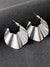 Textured Waves Hoops