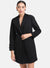 Overcoat With Buckle Detail At Sleeves
