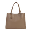 Snap Button Tote Handbag