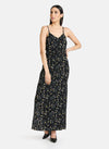 Speghatti Strap Printed Maxi Dress