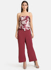 Floral Jacquard Jumpsuit