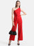 Jumpsuit With Knot Detail At Waist
