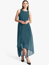 Asymetric Hem Maxi Dress