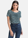 Scalloped Basic Tshirt Top