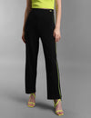 Flared Pants With Zipper Detail