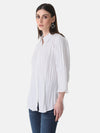 Pleated Shirt With Flared Sleeves